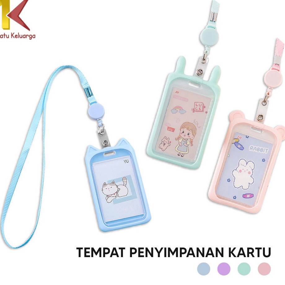 

Hemat Keras Satu Keluarga Name Tag ID Card Holder Gantungan Kartu Nama Motif Kartun C324 Gantungan Tali Kartu Akses Kantor MRT Busway Tali ID Card Nama Atau Panitia Lanyard