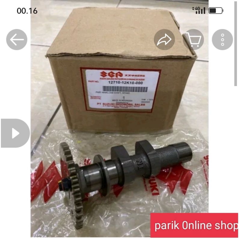 Noken As Camshsft In Suzuki Satria FUFI Injeksi Raider 150 GSX R S Bandit 150