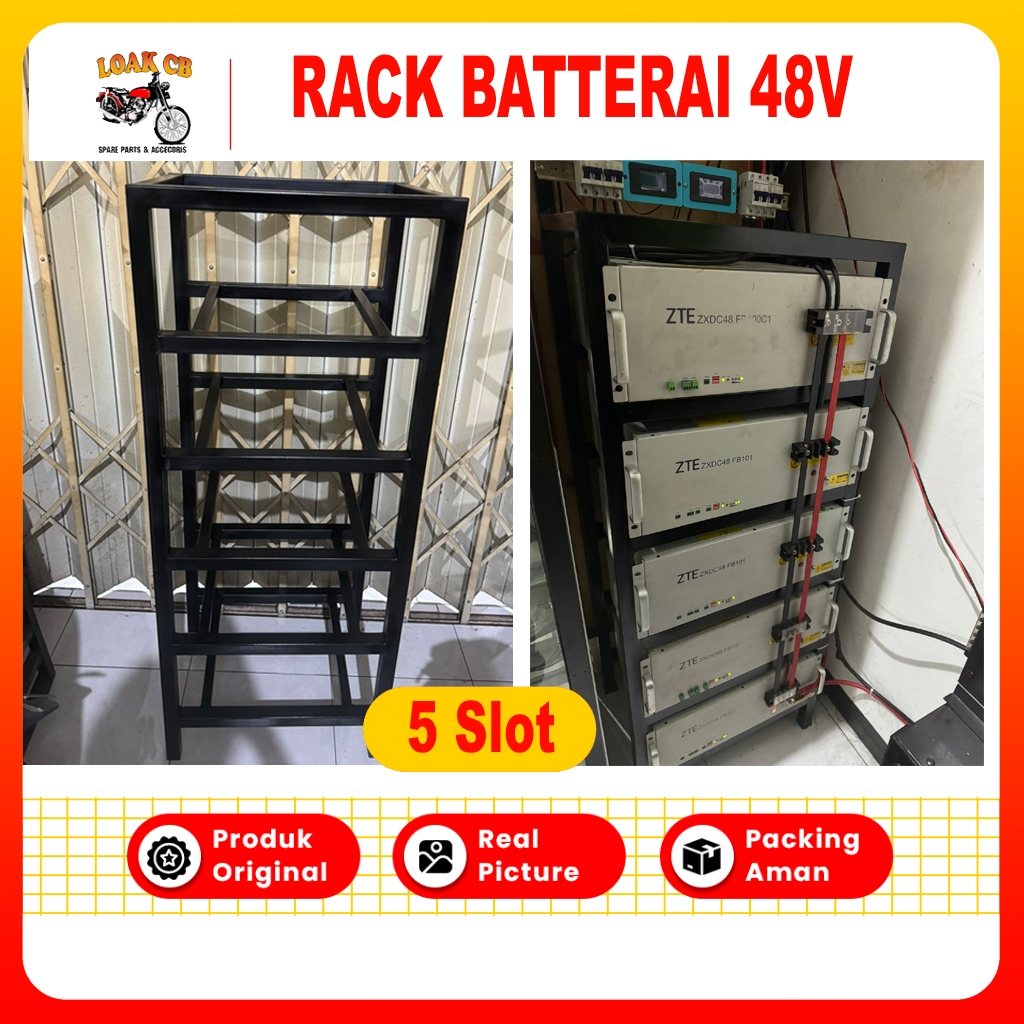 LCB Bracket rack rak baterai batterai LIFEPO4 48v ZTE 100Ah FB101 FB10OC1 HUAWEI