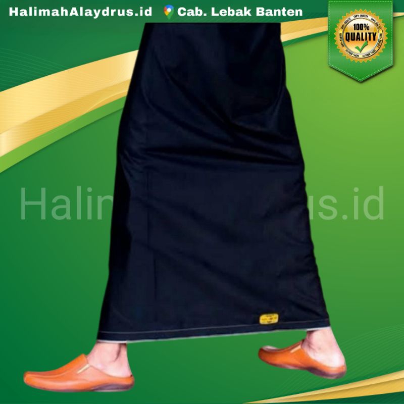 Sarung Pria ( Warna Hitam - Polos ) Merk Wadimor