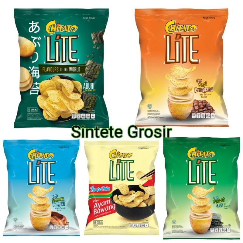 

CHITATO Lite Keripik Kentang All Variant isi 65, 68 gram