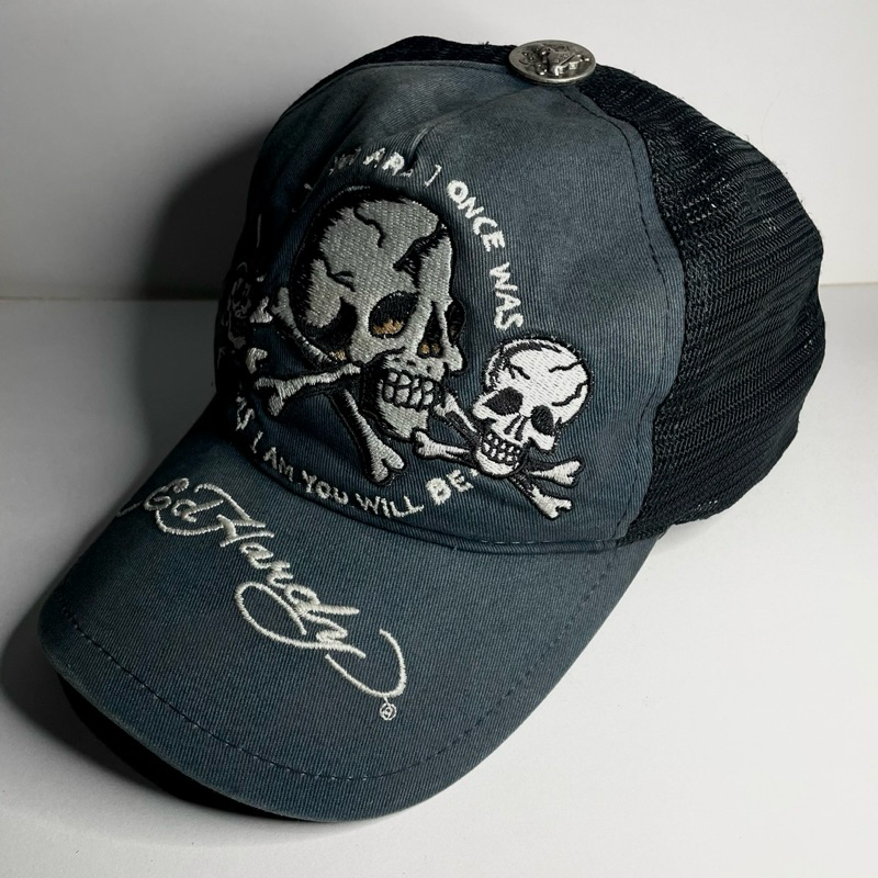 ED HARDY CAP VINTAGE - TOPI ED HARDY - CHRISTIAN AUDIGIER - TOPI VINTAGE - TOPI Y2K - TOPI TENGKORAK