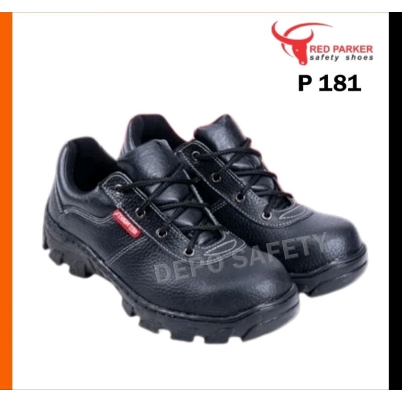sepatu safety red parker P181