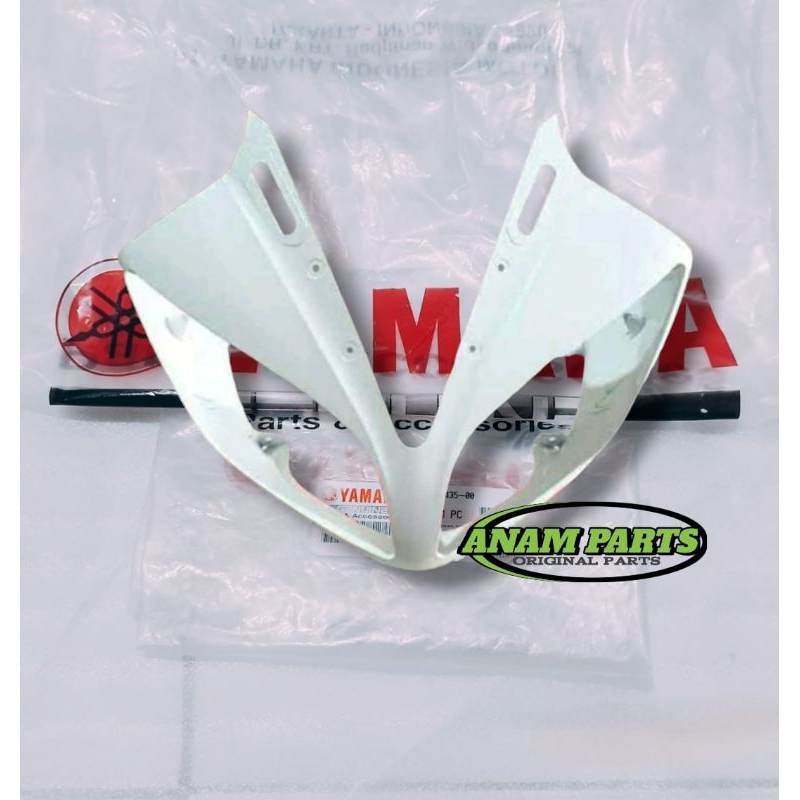 BATOK DEPAN COVER LAMPU  R15 V2 PUTIH  ORIGINAL YGP