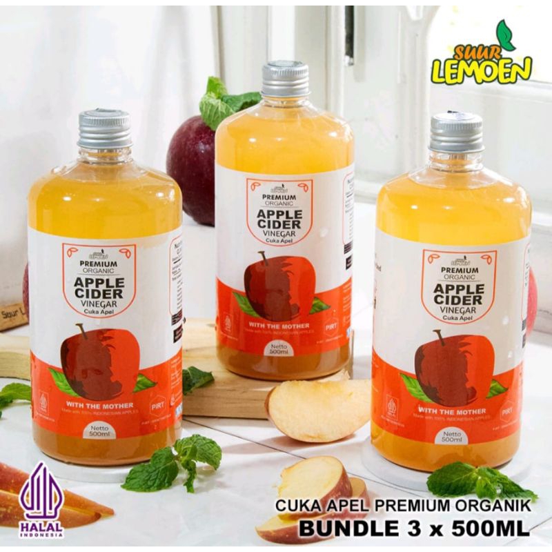 

Cuka Apel Original 500 ml cuka apel vinegar