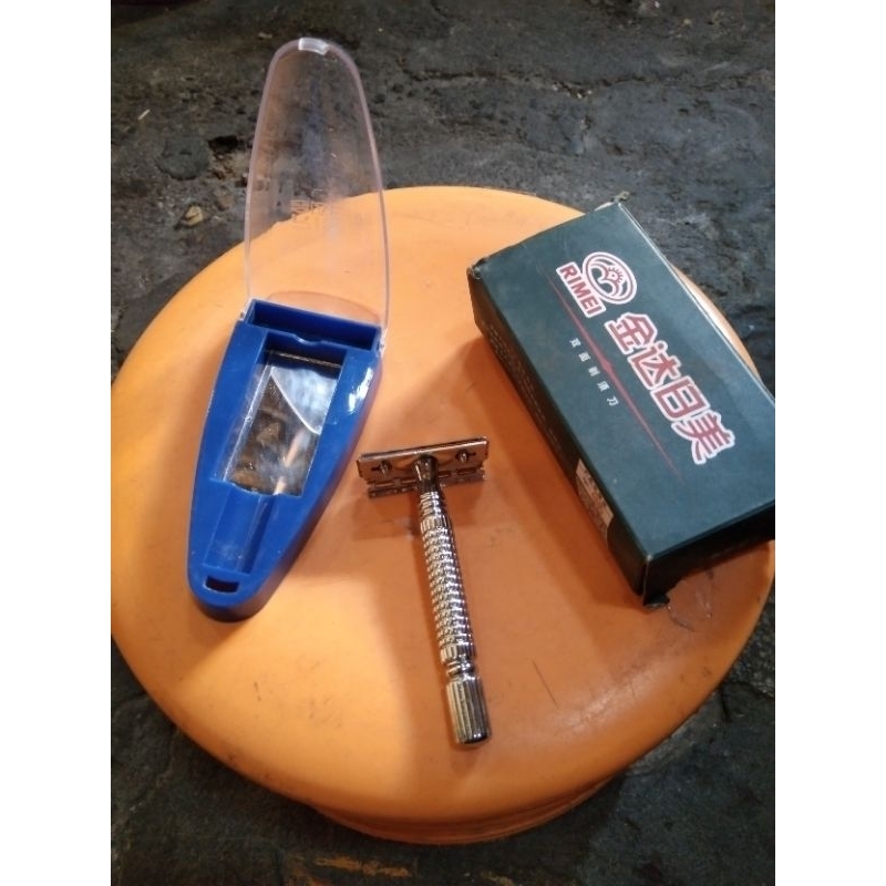 alat cukur kumis model jadul rimei doubel razor