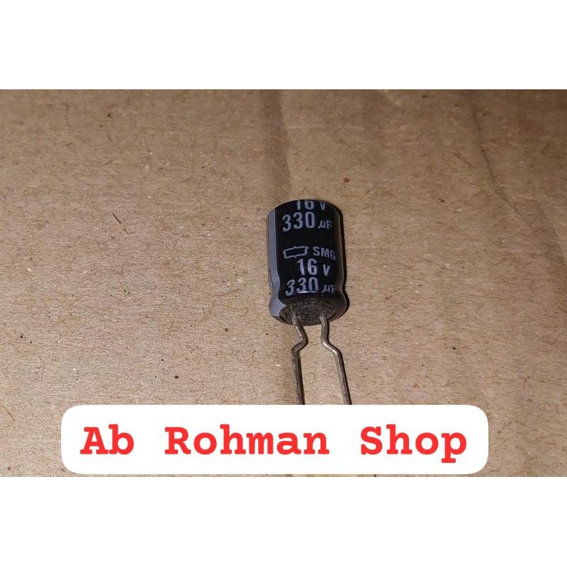 Elco 330uf 16v kondensator elektrolit elko kapasitor 330 uf 16 v