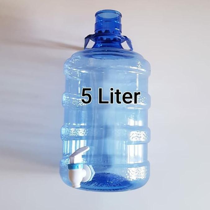 Galon Air Minum Kran 5 Liter Galon Mini Galon Keran galon kecil cuci tangan