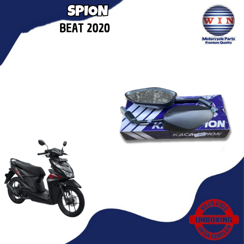 SPION  SET KANAN KIRI KACA SPION BEAT LED NEW 2020 BEAT DELUXE STREET K1A WIN