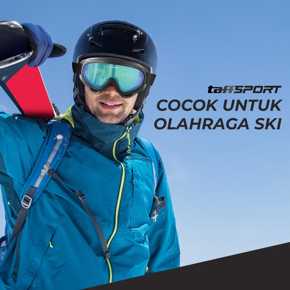 Kacamata Helm Motor Goggles Ski Polarized UV400 Windproof - X400 - Multi-Color  OMSE2FMC