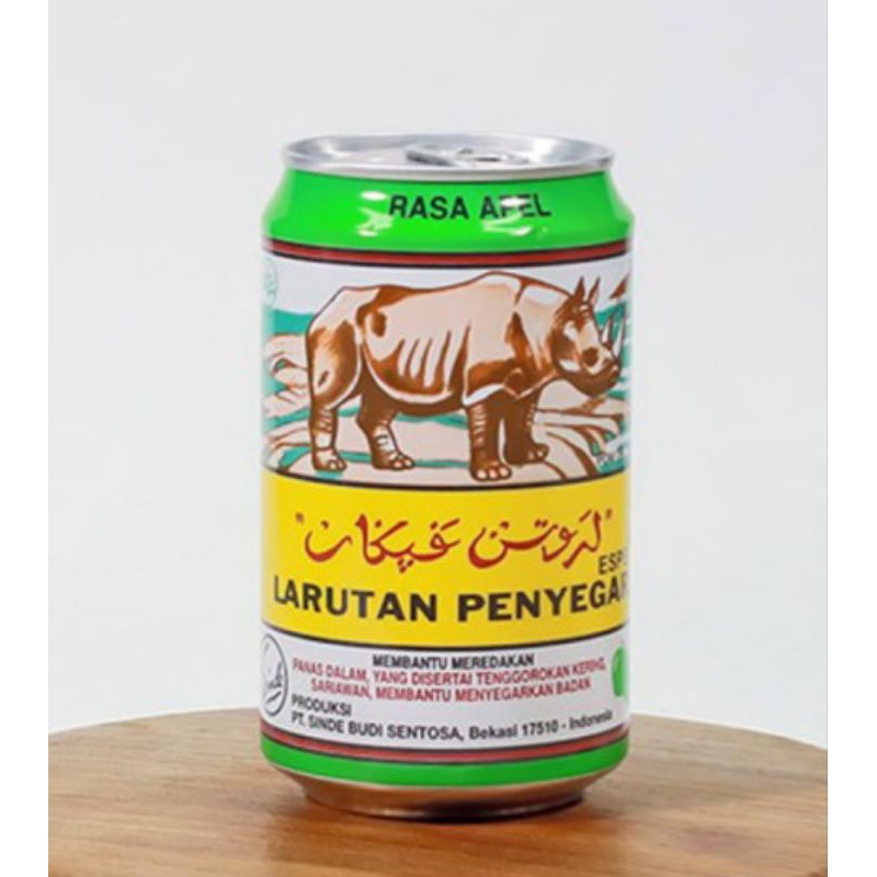 

Larutan penyegar cap badak rasa apel 320 ml