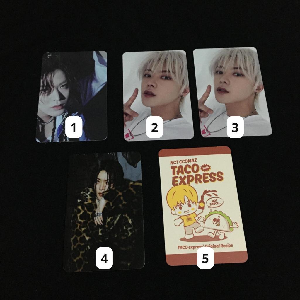 [SALE] PC PHOTOCARD YUTA NCT 127 NCT HOME BINDER POB FACT CHECK QR FACT CHECK CCOMAZ CARD TACO EXPRE