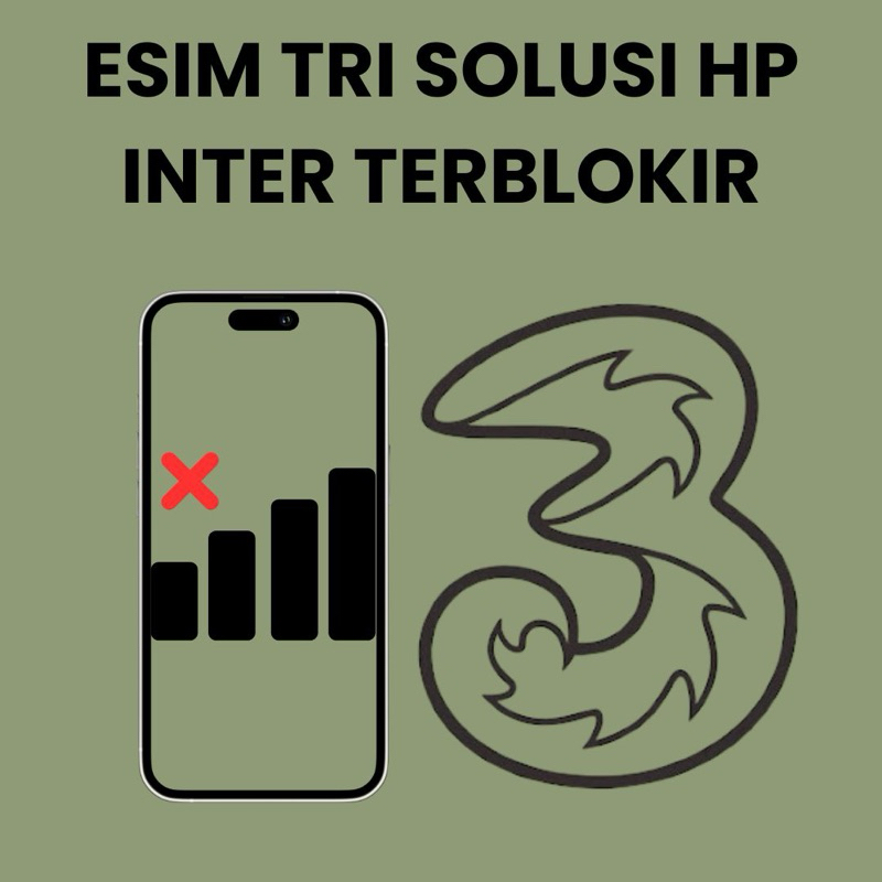 [ESIM TRI] SOLUSI UNTUK HP INTER IMEI TERBLOKIR