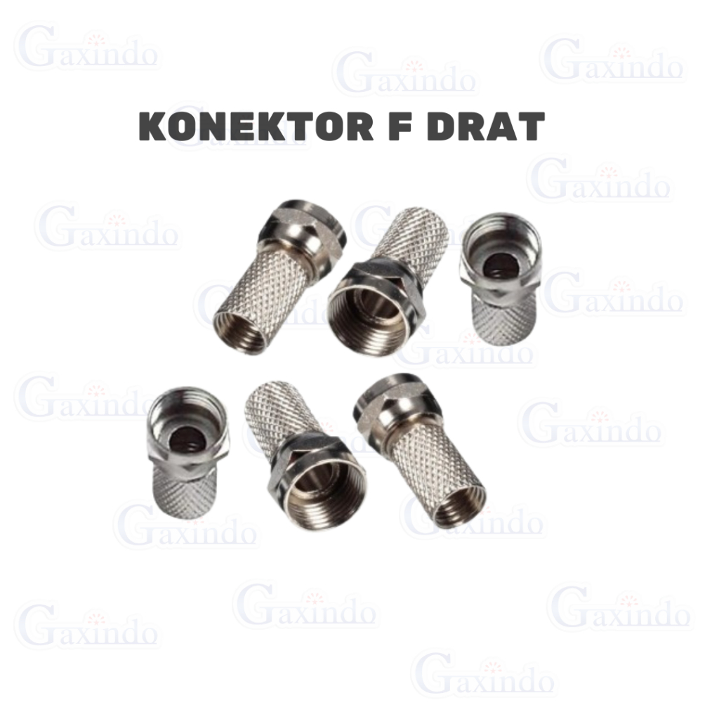 Konektor parabola kabel, konektor antena, konektor coaxial, konektor kabel TV, sambungan kabel parab
