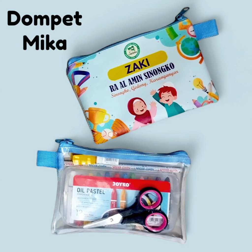 

(20x13 cm) Custom Dompet Custom Tempat Pensil Dompet Kosmetik souvenir nikah