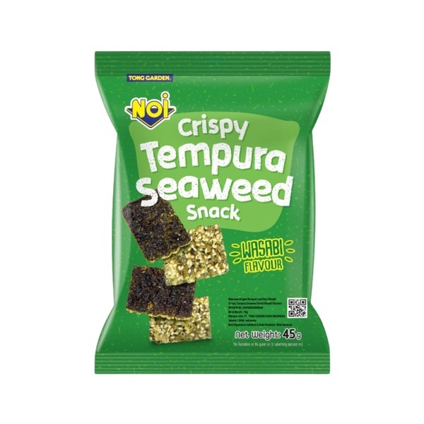 

Tong Garden Noi Crispy Tempura Seaweed Snack Wasabi Flavour 45 gr