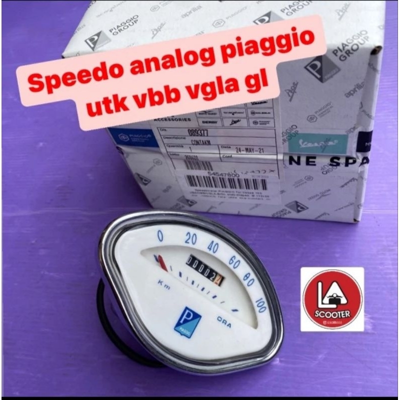 Speedo analog - original piaggio
- utk vbb, vgla, gl