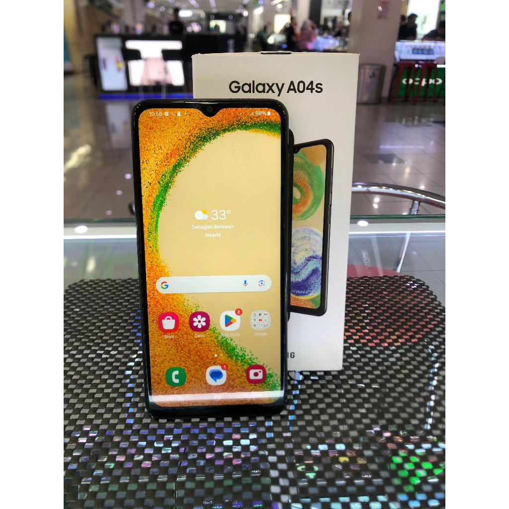 SAMSUNG GALAXY A04S 4/64GB SECOND SEKEN BEKAS RAM 4 INTERNAL 64