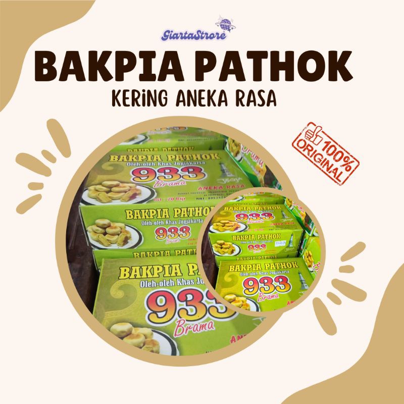 

Bakpia Pathok Kering Aneka Rasa Isi 20/Bakpia Khas Jogja