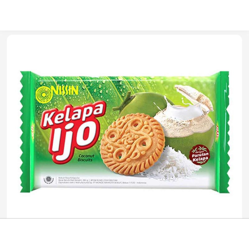 

Biskuit NISSIN kelapa hijau/coconut biscuit