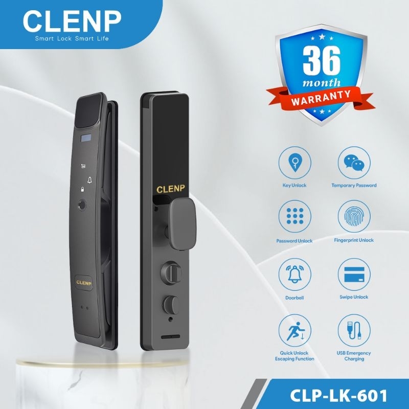 CLENP Smart Lock standar 6068 x Pintu GG