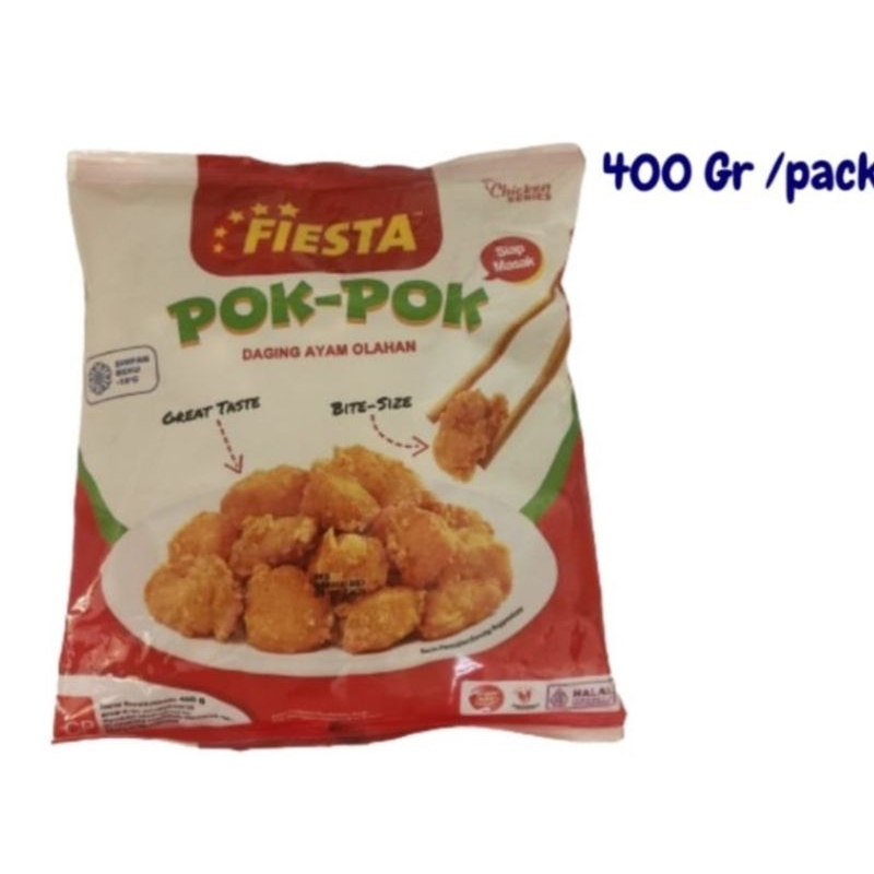 

FIESTA Pok Pok 400gram | Daging Ayam Olahan Frozen Food | pokpok |frozenfood