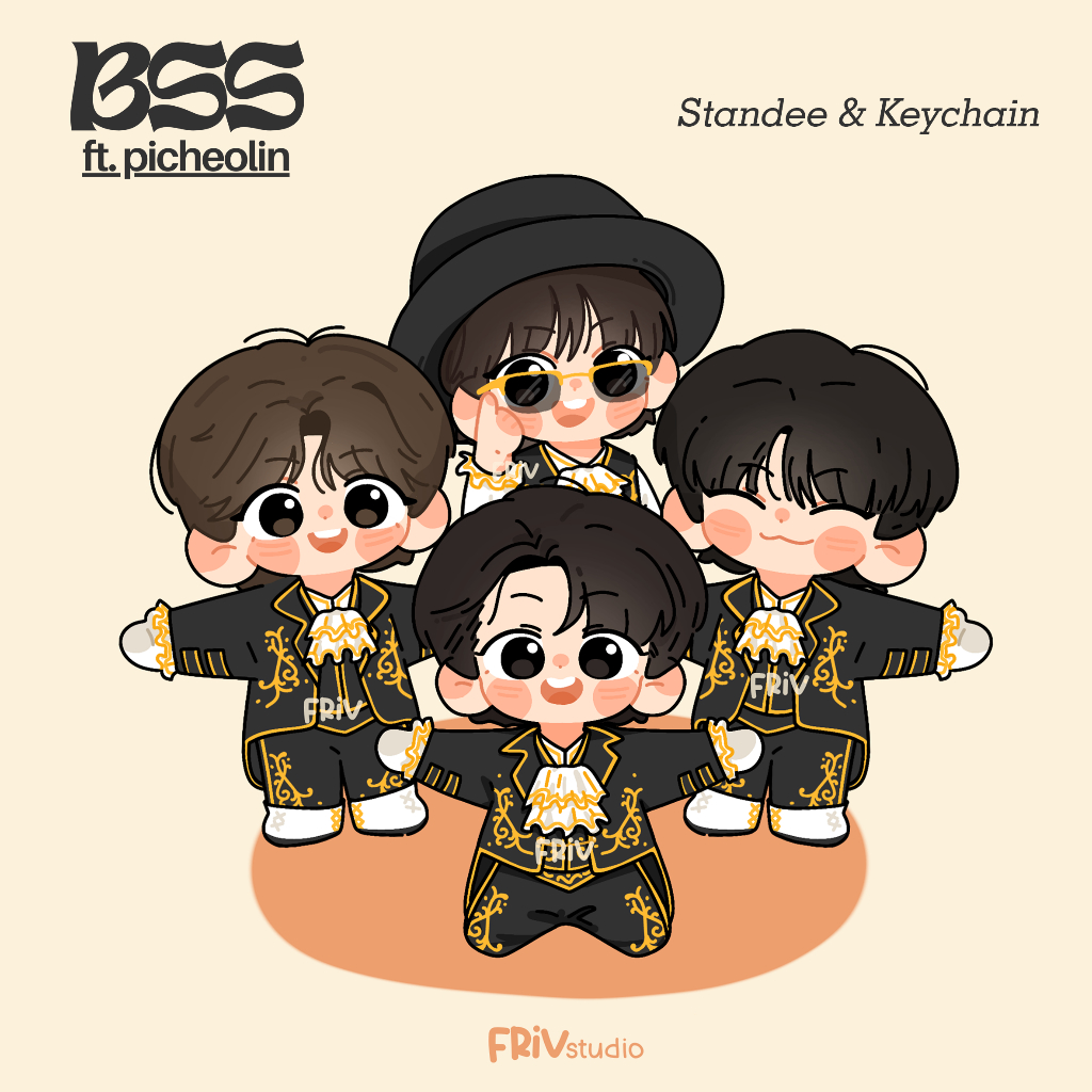 CHIBI BSS FT PICHEOLIN KEYCHAIN STANDEE DK DOKYEOM HOSHI SEUNGKWAN DINO SEVENTEEN