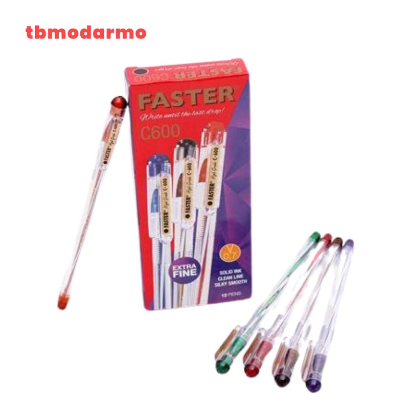 

Bolpen || Pulpen || Faster Pulpen C600 Murah/ Pulpen Faster per pcs