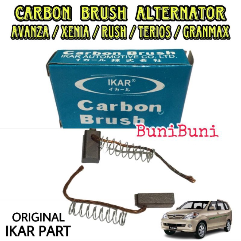 CARBON BRUSH ALTERNATOR AVANZA - Kul Cool Arang Dinamo Ampere Mobil AVANZA XENIA RUSH TERIOS GRANMAX