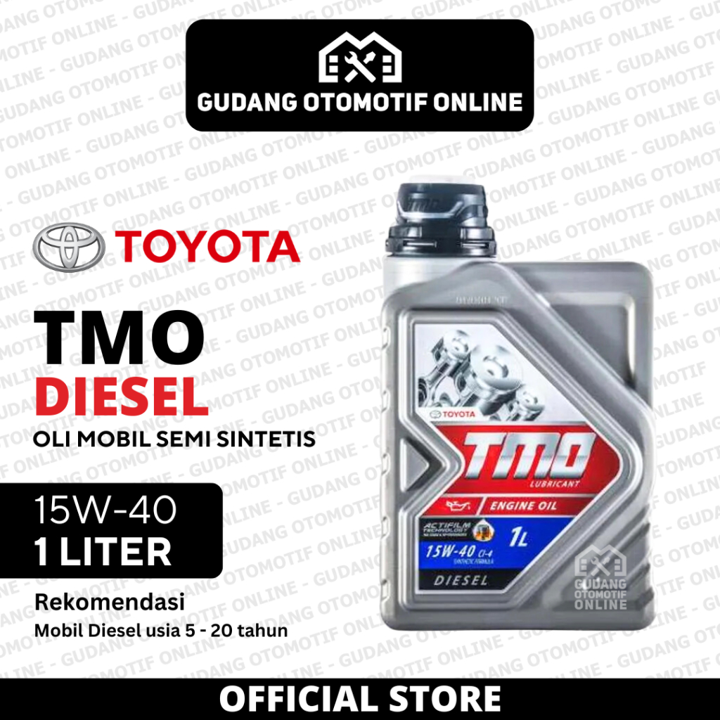 Oli TMO Toyota Diesel 15W-40 1L 1 Liter Original - Oli Mesin Mobil Sintetis