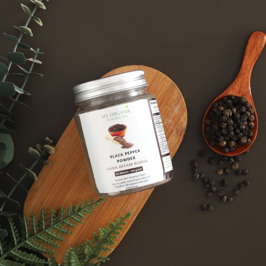 

My Organik Lada Hitam Bubuk Botol Ground Black Pepper Powder Premium Merica Bubuk Bumbu Dapur