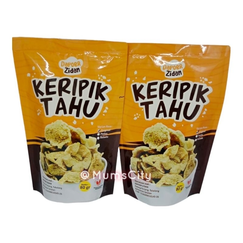

Keripik Tahu Merk Dapoer Zidan - Khas Tabalong Kalimantan Selatan