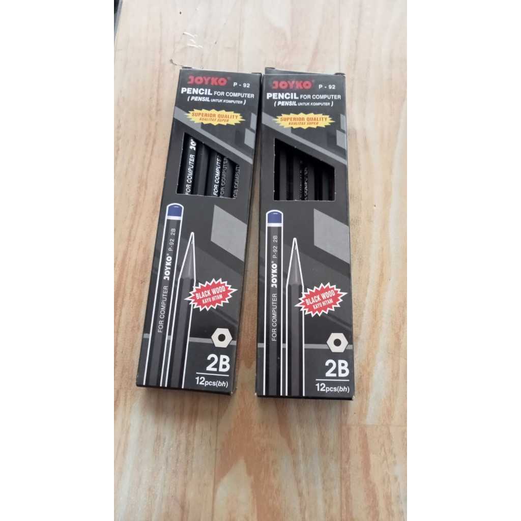 

BACA DESKRIPSI Pensil 2B Joyko P-92 / Pensil Kayu 2B Joyko P-92 - 6 pcs