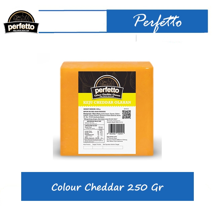 

Perfetto Colour Cheddar Cheese 250 Gr