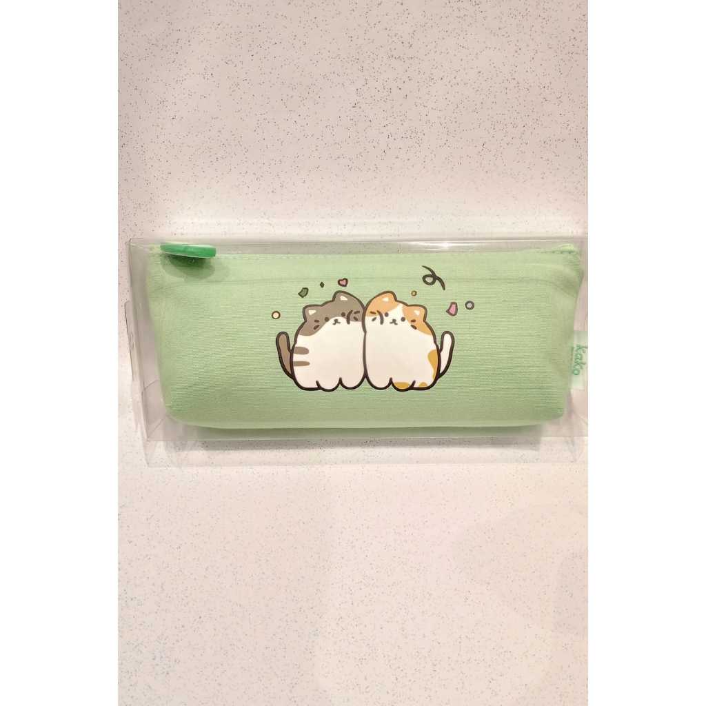 

GRAMEDIA BSD CITY - KAKO KIMIKO CAT TRAPEZOID PENCASE GREEN