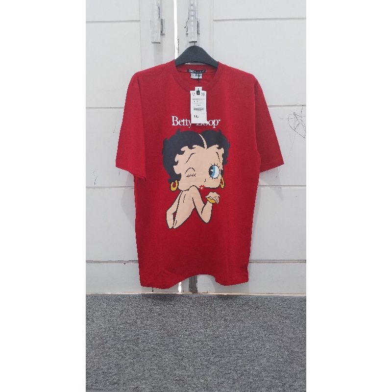 Kaos Oversize Betty Boop Kaos Zara Betty Boop