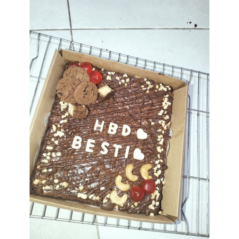 

Brownies shiny crust