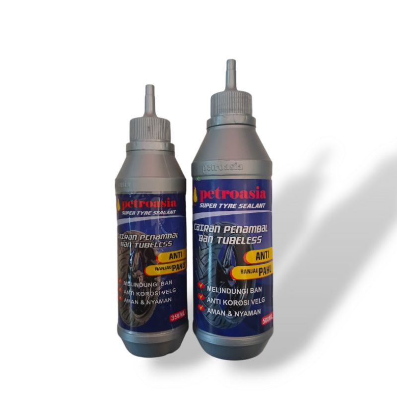 Cairan Tubeles Cairan Penambal Ban Cairan Ban Tubles Petroasia 500Ml 350Ml