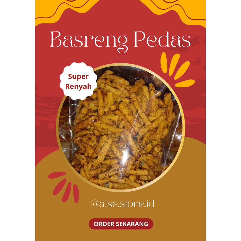 

Basreng Pedas Daun Jeruk/ Basreng Renyah Anti Alot/ Basreng Pedas Viral