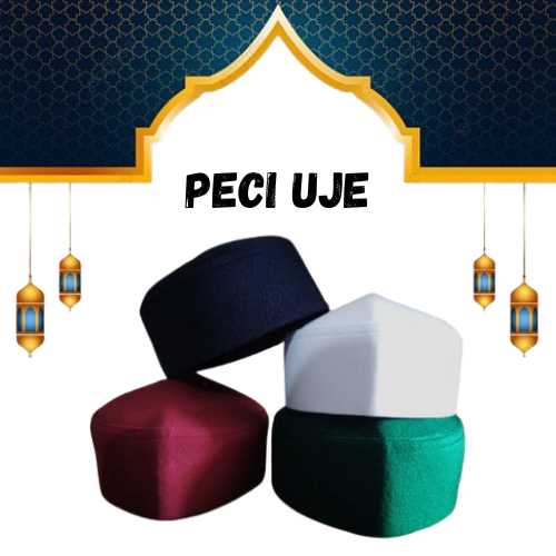 Peci Uje polos/ Kopiah polos Uje/peci uje polos
