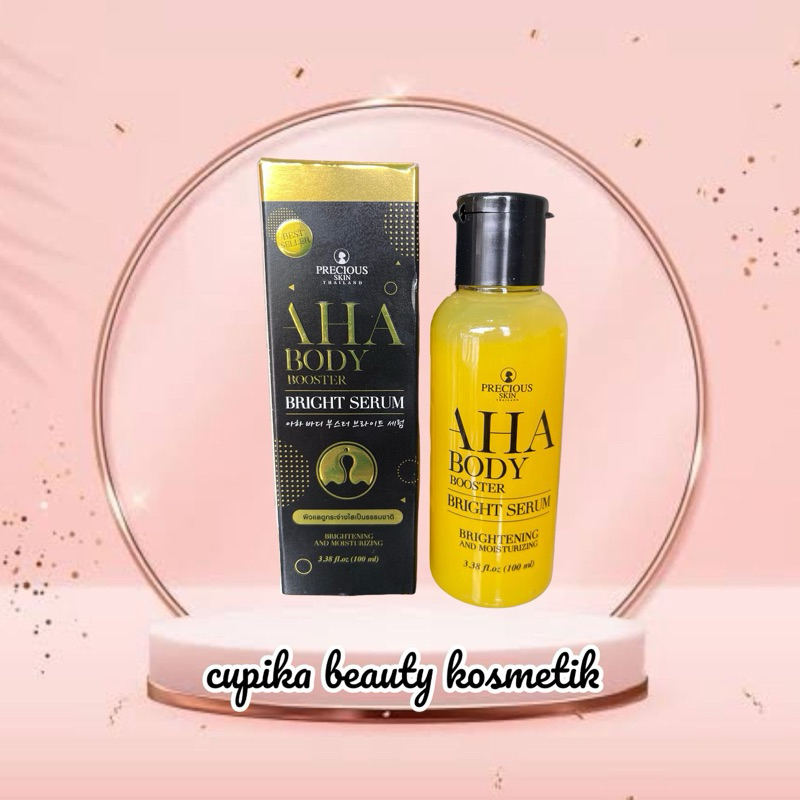 kn,pz} PRECIOUS SKIN aha body booster bright serum 100 ml brightening and moisturizing
