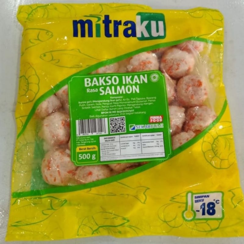 

Mitraku Bakso Ikan Salmon 250gr - 500gr