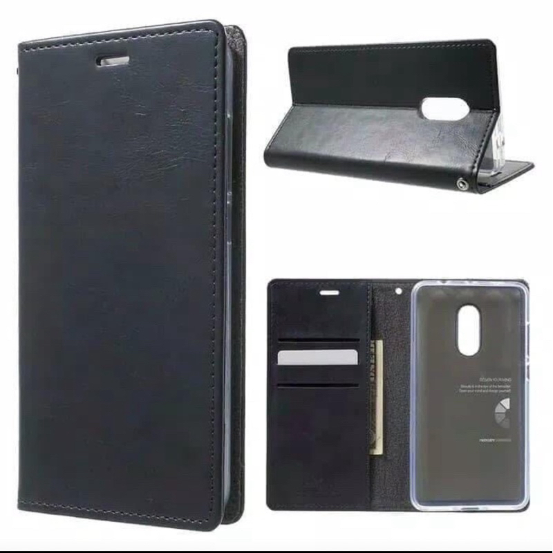 Sarung hp / wallet case Samsung A8 Star
