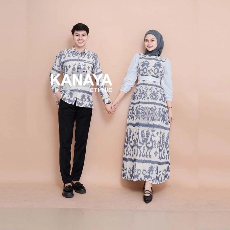 BAJU TENUN COUPLE - COUPLE - COUPLE PASANGAN - BAJU KONDANGAN - BAJU COUPLE