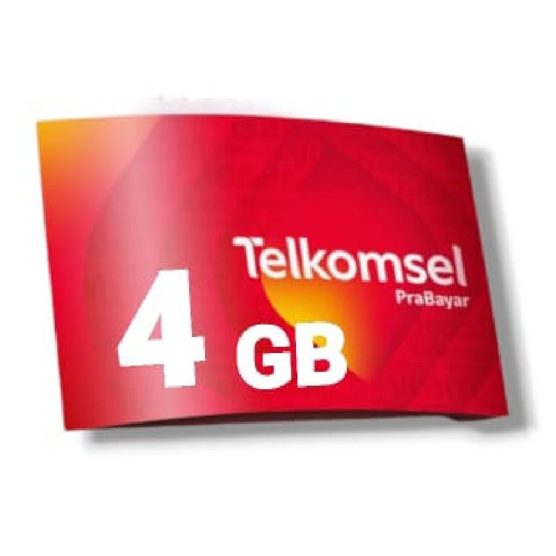 Kartu KUOTA TELKOMSEL 4 GB perdana SIAP PAKAI nomor murah meriah TSEL 4GB