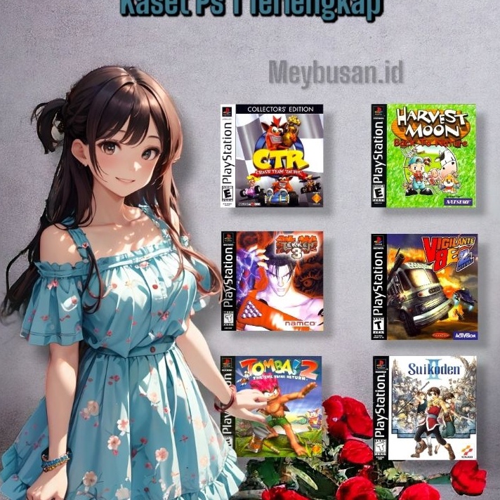 Kaset Game Ps1 Ps 1 Playstation 1 Lengkap Request