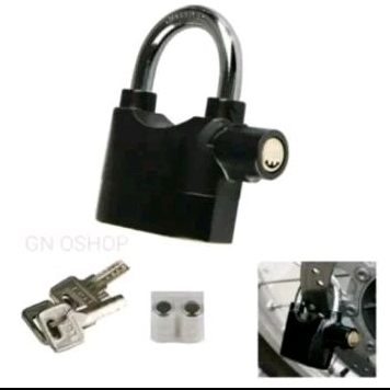 Gembok Alarm Kunci Motor Pagar Alarm Sirine Keamanan Anti Maling