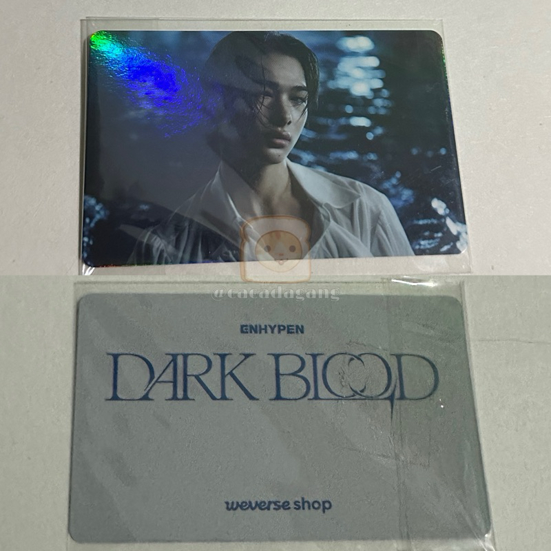 Official Photocard ENHYPEN NI-KI Dark Blood Merch WEVERSE SHOP