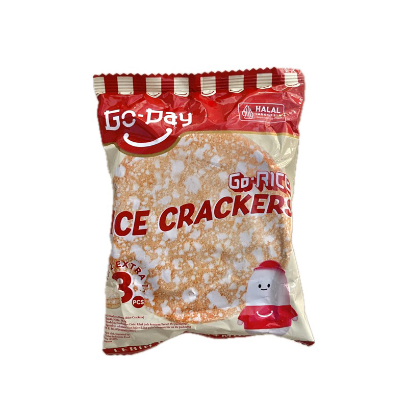 

[1 RENCENG] GO-DAY Rice Crackers 1 bungkus isi 3 Pcs