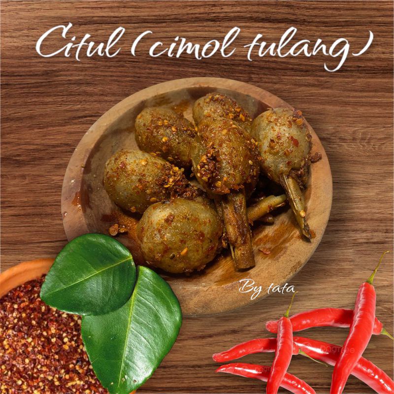 

baso aci citul (aci tulang) chili oil